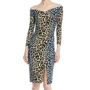 Chiara Boni La Petite Robe Irene Dress Animal Print Size 44